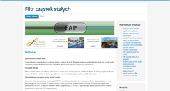 Desktop Screenshot of filtrczastekstalych.info